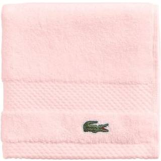 Lacoste Heritage Supima Cotton Wash Cloth Light Pink 13 """" X 13 """"