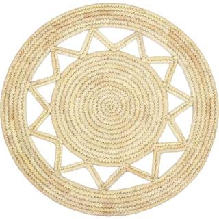 A World Of Craft Palm Zigzag Dækkeserviet L - Bordskånere Palme Natural - 1007403-BA