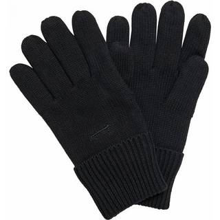 Superdry Superdry Black Knitted Logo Gloves
