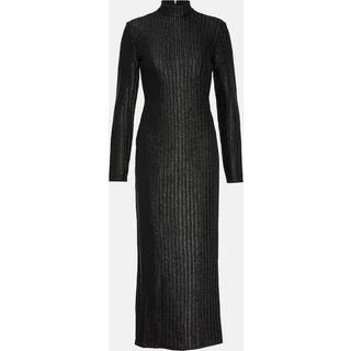 Tom Ford High-neck cotton-blend maxi dress - black - XL