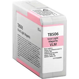 Epson T8506 LM - Lys Magenta 80 ml - Kompatibel blækpatron C13T850600