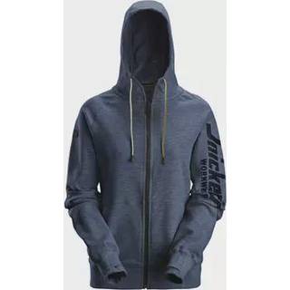 Snickers hættetrøje m/logo 287 Dame, navy meleret, 2 28774500008