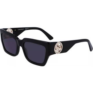 Longchamp LO735S 001 55 Solbriller Kvinder Black - Black - 55mm