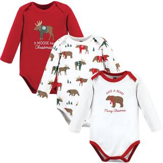 Hudson baby unisex baby bomuld lang?rmet bodysuits elg v?re jul 3-6 m?neder