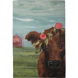 Primitiver af Kathy Cow Garden Flag