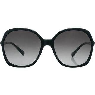 LONGCHAMP Unisex LO711S 001 Solbriller Plast Sort Brun Oversize Fotokromatisk