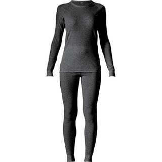 Maier Sports Women's Lena Syntetisk undertøj Damer størrelse L farve grå/sort