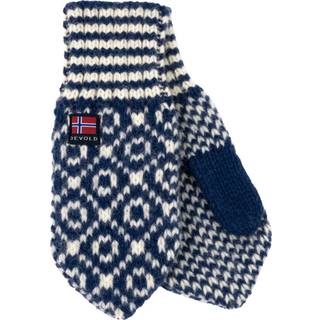 Svalbard Wool Mitten Night/Offwhite (L)