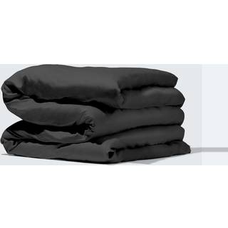 Silky Bamboo Duvet Cover, Jet Black - 140x210 cm / 1 stk