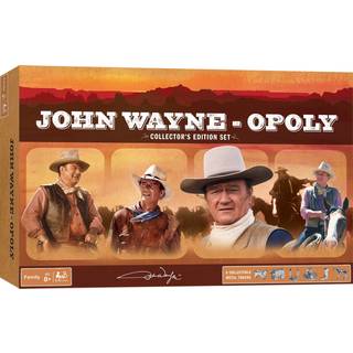 Masterpieces opoly brætspil - John Wayne Opoly - Officielt licenserede brætspil til voksne børn og familie