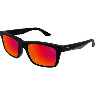 Puma PU0402S 004 55 Solbriller Mænd Black - Black - 55mm