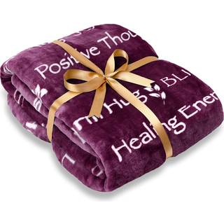 Chanasya premium helbredende tanker sympati omsorgsfuld gavemeddelelse kast t?ppe - b?n komfort tankev?kkende opmuntrende bl?dt t?ppe for sundhed