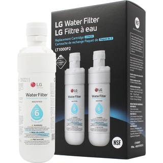LG LT1000P2 6-måneders / 200 gallon køleskabsudskiftning Vandfilter reducerer klor 2-tælling (pakke med 1) hvid.