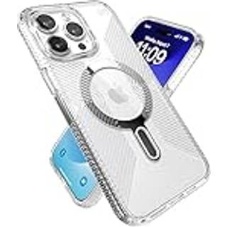 Speck - Presidio Perfect Clear Grip MagSafe ClickLock Clear - iPhone 15 Pro Max