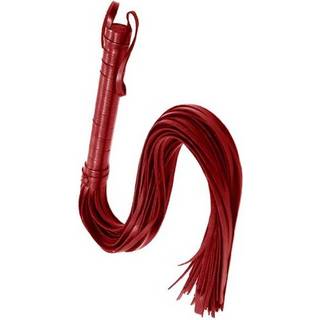 Alive Fantasy Long Leather Flogger Red