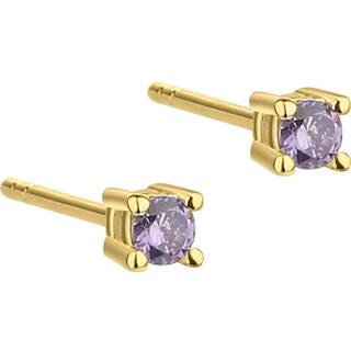 MINI KAYA PURPLE EARSTUD | GOLDEN