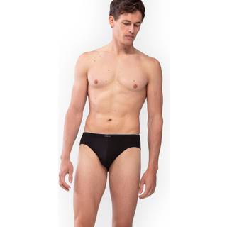 Mey Herren Slip schwarz Baumwolle & Mix unifarben