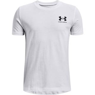Under Armour Sportstyle Left Chest T-Shirt Junior, White - 12-13Y