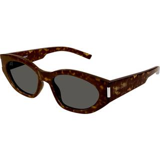 Saint Laurent SL 638 002 55 Solbriller Kvinder Tortoiseshell - Dark Tortoise - 55mm