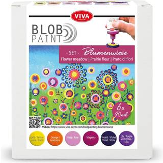 Blob Paint Set Blumenwiese 6x90ml - Mehrfarbig
