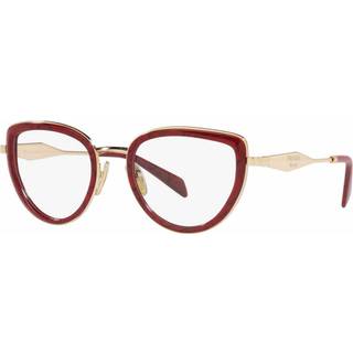 Prada PR 54ZV 15D1O1 51 Briller Kvinder Guld - Red Marble Gold - 51mm