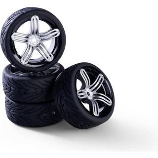 1:10 wheel set (4) 6S style silver 26mm