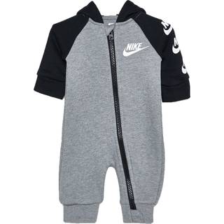Nike Baby`s Futura Long?rmet Full Zip Hooded Coverall (m?rkegr? lyng (56F869-042)/sort 3 m?neder)
