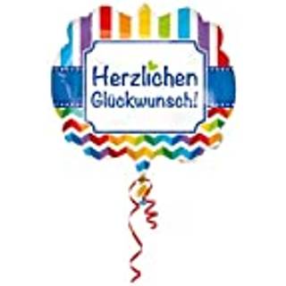 Folienballon Herzlichen Glückwunsch Rainbow XL