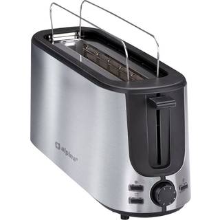 Alpina brødrister 2 skriver long slot rustfrit stål 1000 W
