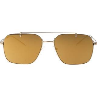 Armani solbriller - ea2150 301378 fra Emporio Armani - Guld - Metal - Pilot - large