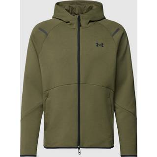 Sweatshirt med hætte Under Armour UA Unstoppable Flc FZ-GRN 1379806-390 Størrelse L