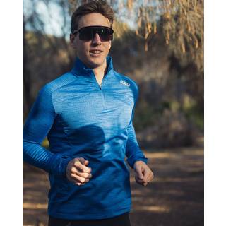 2XU Men's Ignition 1/4 Zip Pine/Pine Reflective, S