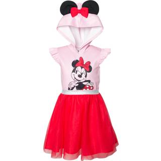 Disney Minnie Mouse Little Girls Mesh Cosplay Tulle Dress Pink 4