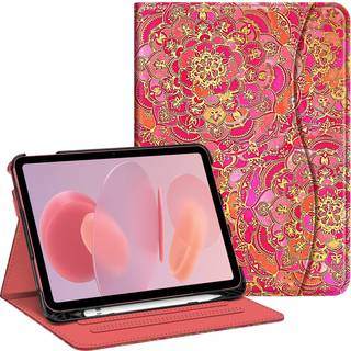 Fintie-sag til iPad 10. generation 10,9 tommer (2022 model) Multi-Angle Viewing Beskyttelsesstatived?ksel med blyant Holder & Pocket Auto Sleep/W