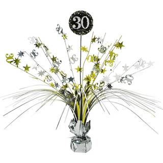 30 års fødselsdag borddekoration - Sølv