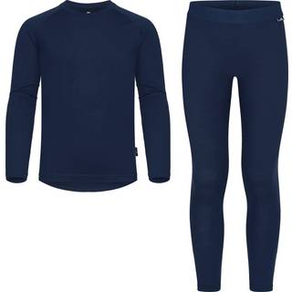Gridarmor Juniors' Viks Wool Undertøy Set Navy Blazer, 98/104