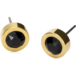 Blomdahl Golden Titanium Grand Bezel 8 mm Black