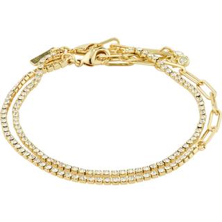 Rowan Armbånd, Gold Plated, 16,5+3 cm