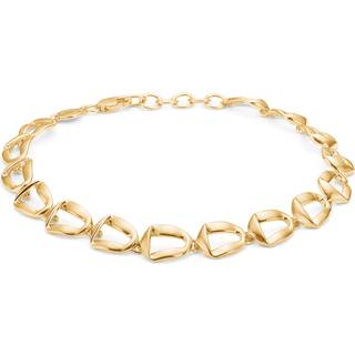 Mads Z Emmy 14 kt. guld armbånd med pink topas og diamant