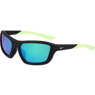 Nike Unisex NIKE BRAZER M FV2401 10 Solbriller Plast Sort-opaque Grøn Firkantet Fotokromatisk