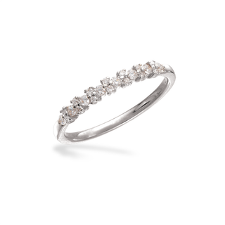 Scrouples 14 Karat Hvidguld Ring med Brillanter 0,20 Carat W/SI