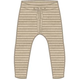 Lil Atelier Wood Ash Stribede Strikbukser