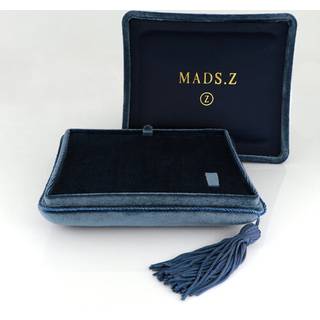 Mads Z Velour æske str. large - blue 1213-L-2