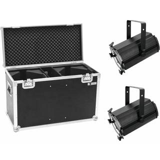 Eurolite sæt: 2 x LED THA-120PC Theater-Spot + Case