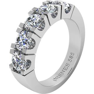 Smykkekæden 14 Karat Hvidguld Ring med Diamanter 2,00 Carat TW/SI