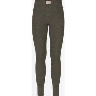Dolce&Gabbana Logo ribbed-knit wool-blend leggings - grey - EU 54