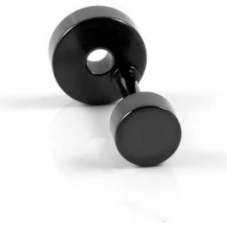 6mm Cirkel Sort Stud Ørering