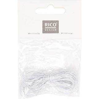 Hutgummi 1mm weiß 5m - Weiß
