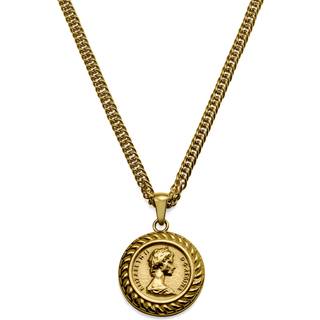 Sanctus | Guldfarvet Elizabeth II Halskæde