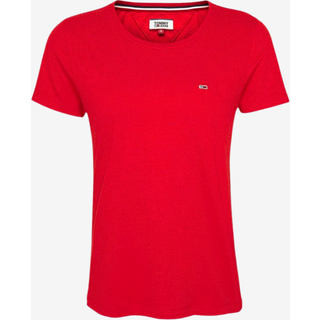 Tommy Hilfiger Original logo dame t-shirt - Rød - Str. M - Modish.dk